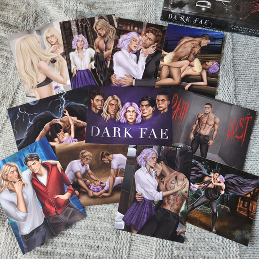 Ruthless Boys of the Zodiac: Dark Fae Art Print Pack