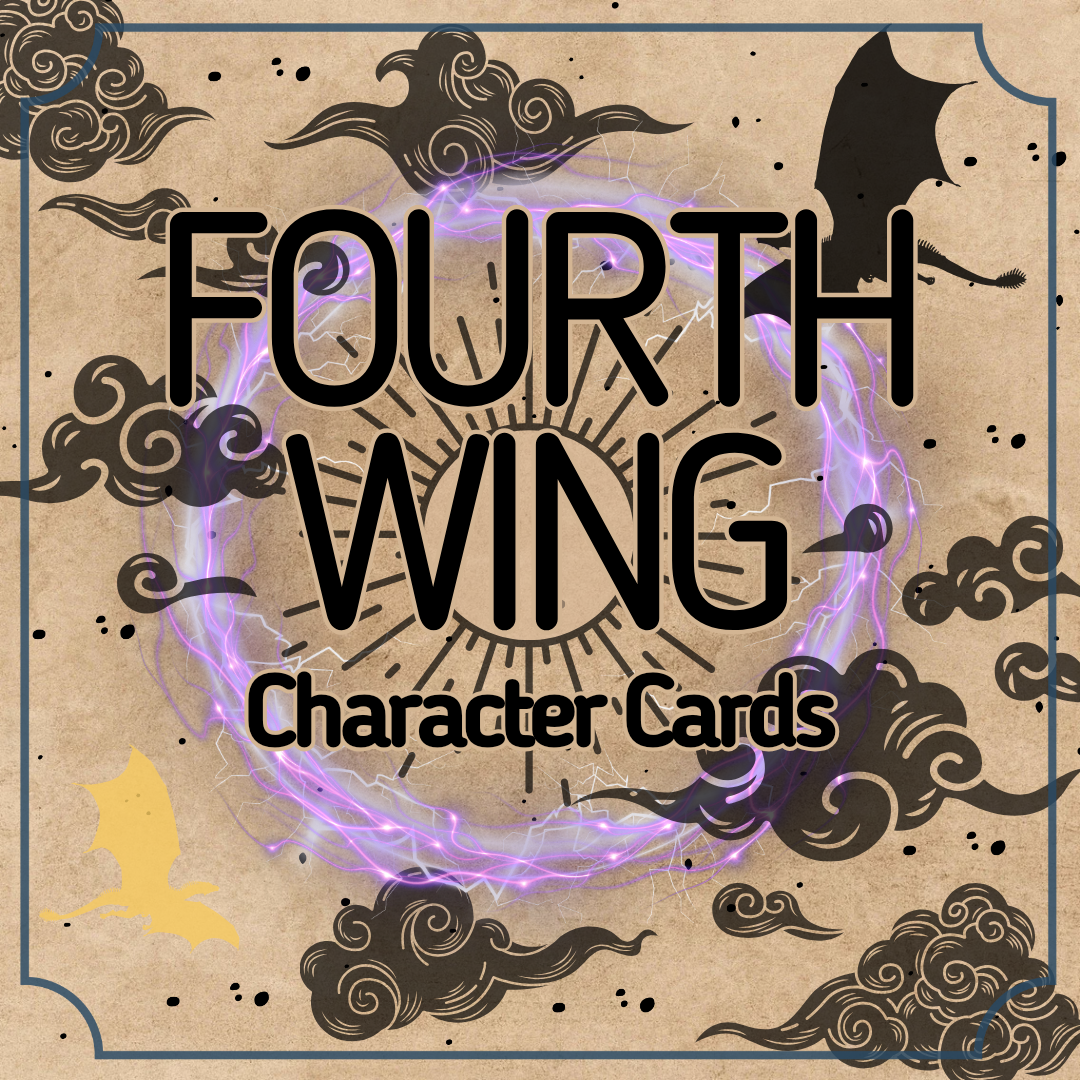 Fourth Wing Character Cards