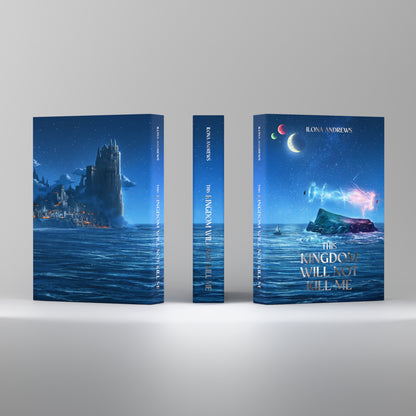 Book cover of 'The Kingdom Will Not Kill Me' with a fantasy scene on a gray background