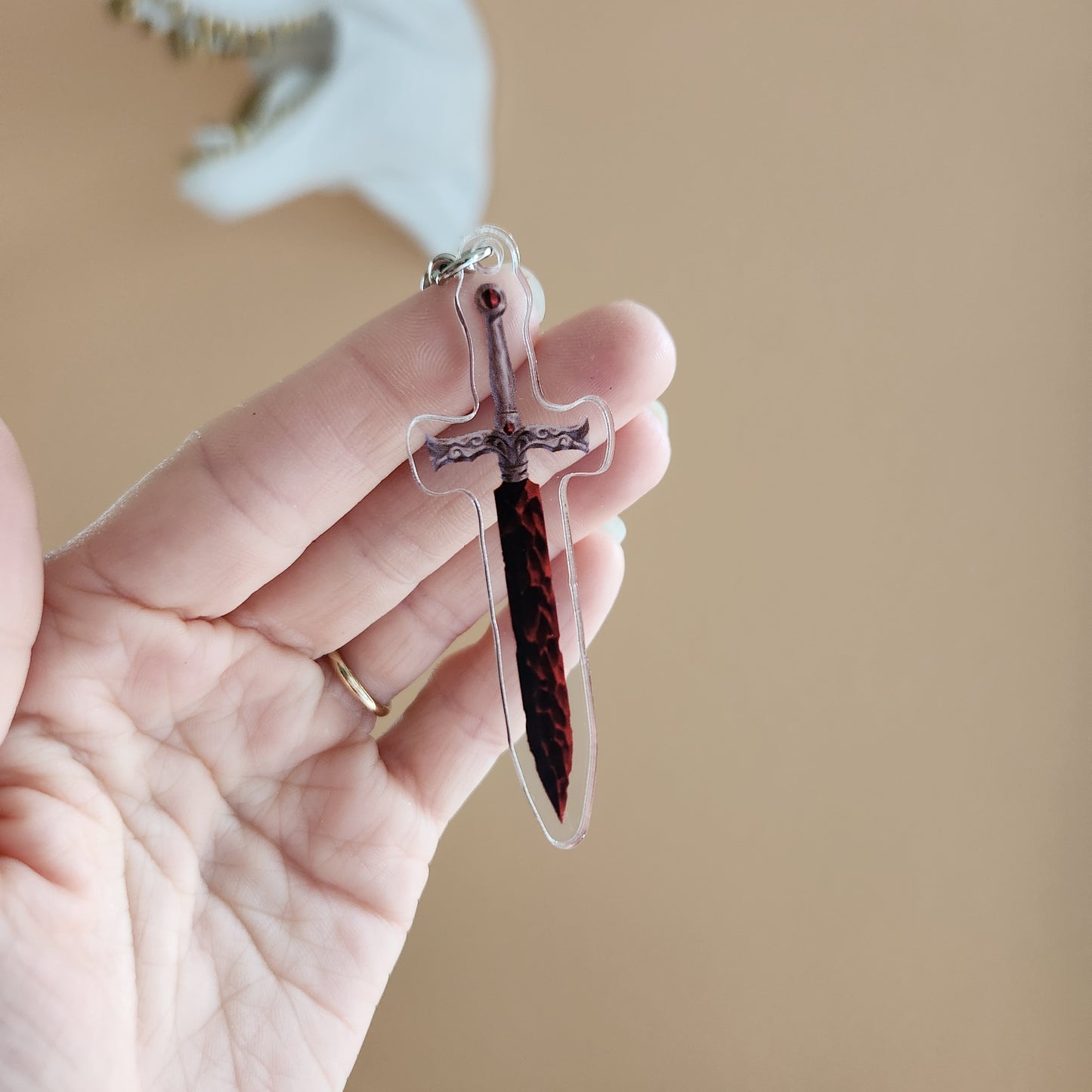 Poppy's Dagger Keychain