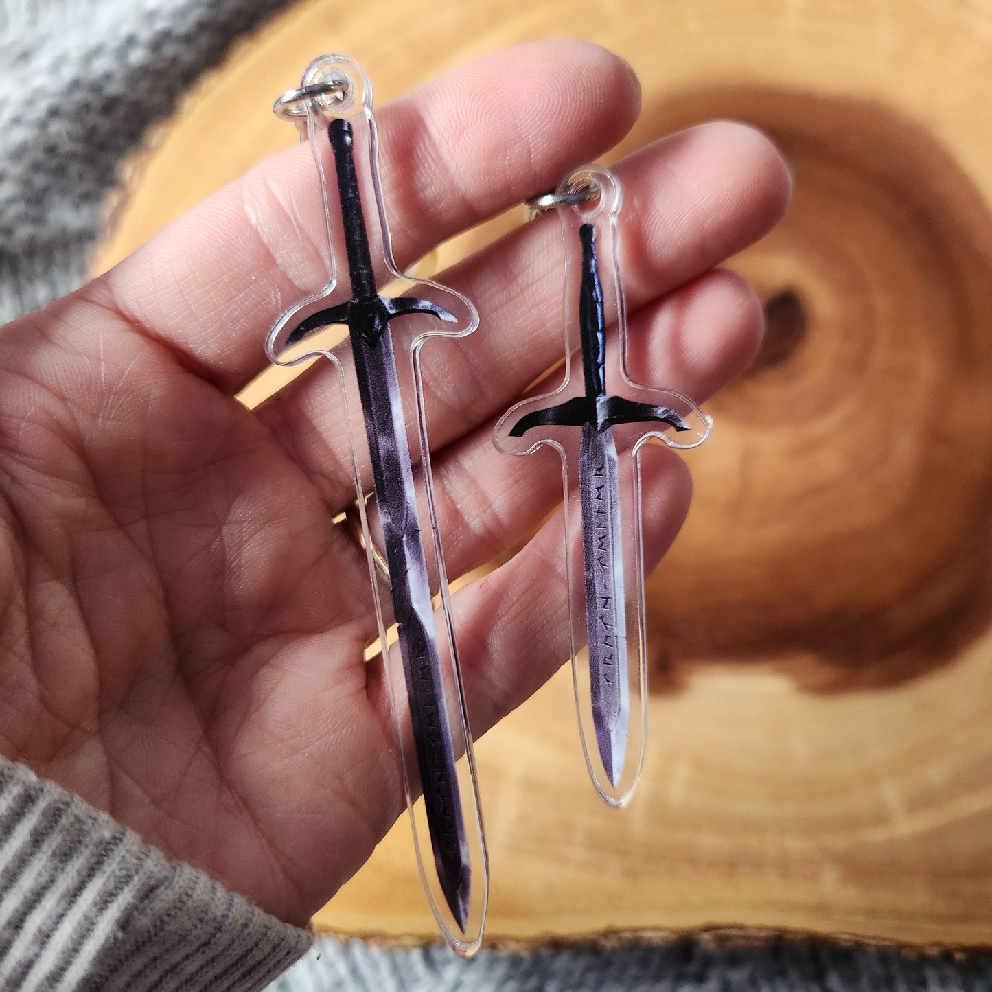 Starsword Keychain Metal/Acrylic