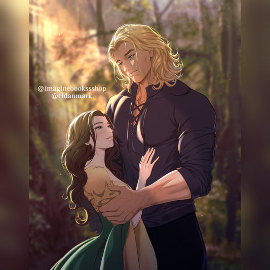 Lysandra and Aedion: Throne of Glass